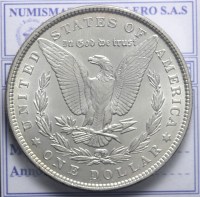 USA DOLLARO MORGAN 1887 PHILADELPHIA SPL+/FDC