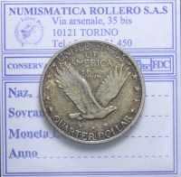 USA QUARTO DI DOLLARO 1924 PHILADELPHIA BB++