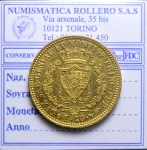 CARLO FELICE 40 LIRE 1831 TORINO SPL RARA