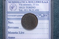 VITTORIO EMANUELE II 1 CENTESIMO 1861 NAPOLI SPL/FDC RARA