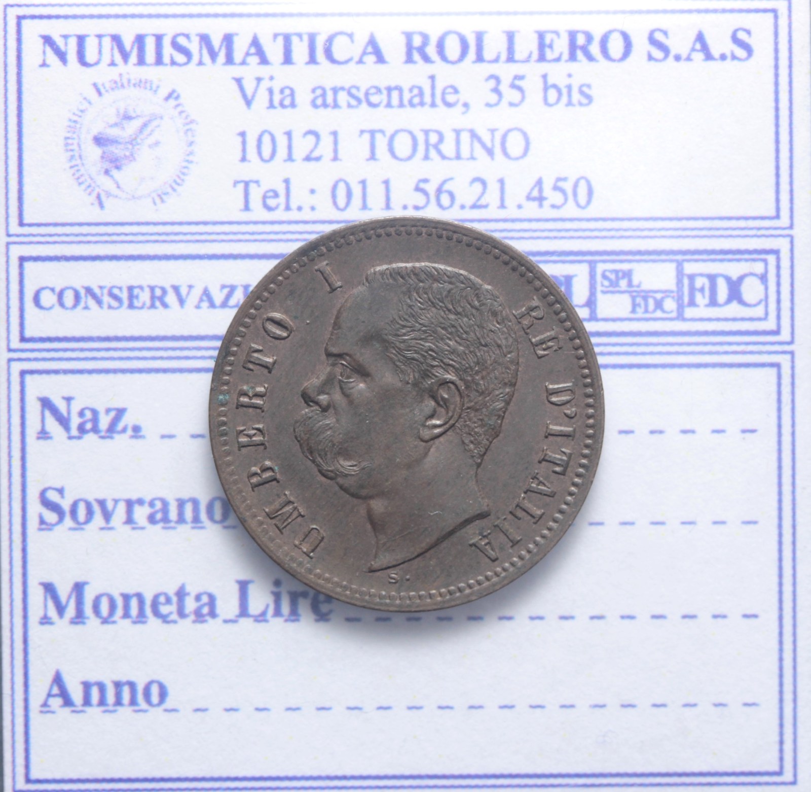 SAVOIA UMBERTO I 2 CENTESIMI 1900 ROMA Q.FDC
