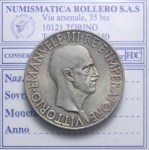 VITTORIO EMANUELE III 10 LIRE 1936 XIV IMPERO SPL/FDC