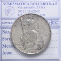 VITTORIO EMANUELE III 10 LIRE 1936 XIV IMPERO SPL