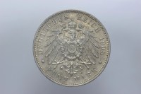 GERMANIA WURTTEMBERG GUGLIELMO II (1891-1918) 5 MARCHI 1908 FREUDENSTADT SPL++