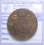 BELGIO LEOPOLDO II 1831-1865 5 CENTIMES 1837 SPL