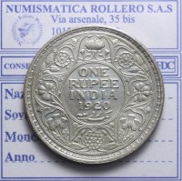 INDIA BRITANNICA GIORGIO V 1910-1936 RUPIA 1920 BOMBAY SPL/FDC