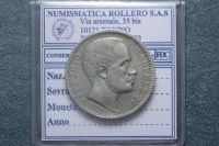 VITTORIO EMANUELE III 2 LIRE 1906 ROMA AQUILA SABAUDA BB++