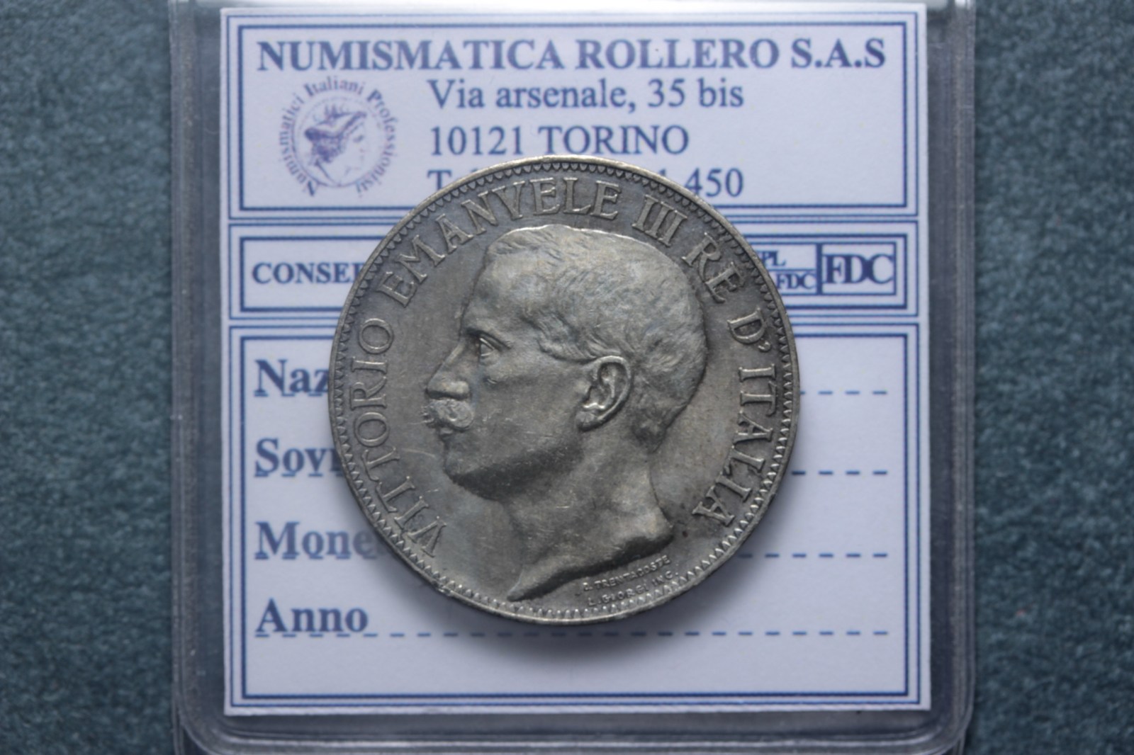 VITTORIO EMANUELE III 2 LIRE 1911 ROMA CINQUANTENARIO SPL