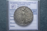 VITTORIO EMANUELE III 2 LIRE 1911 ROMA CINQUANTENARIO SPL