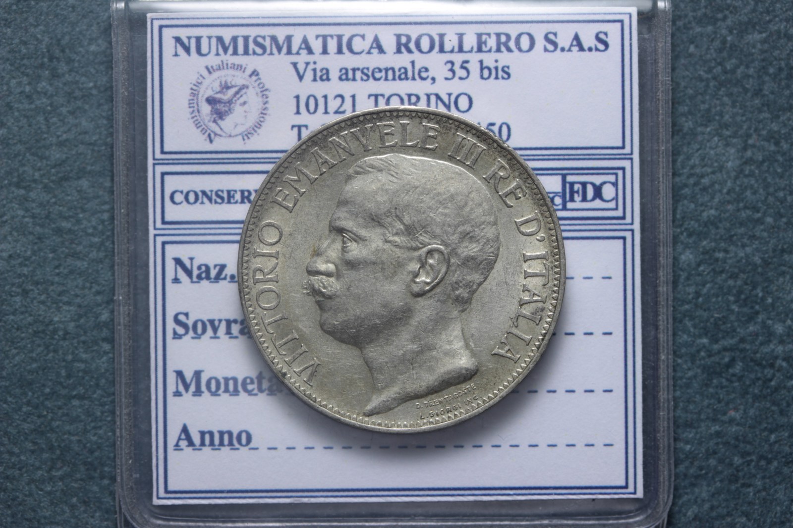 VITTORIO EMANUELE III 2 LIRE 1911 ROMA CINQUANTENARIO SPL