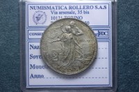 VITTORIO EMANUELE III 2 LIRE 1911 ROMA CINQUANTENARIO SPL