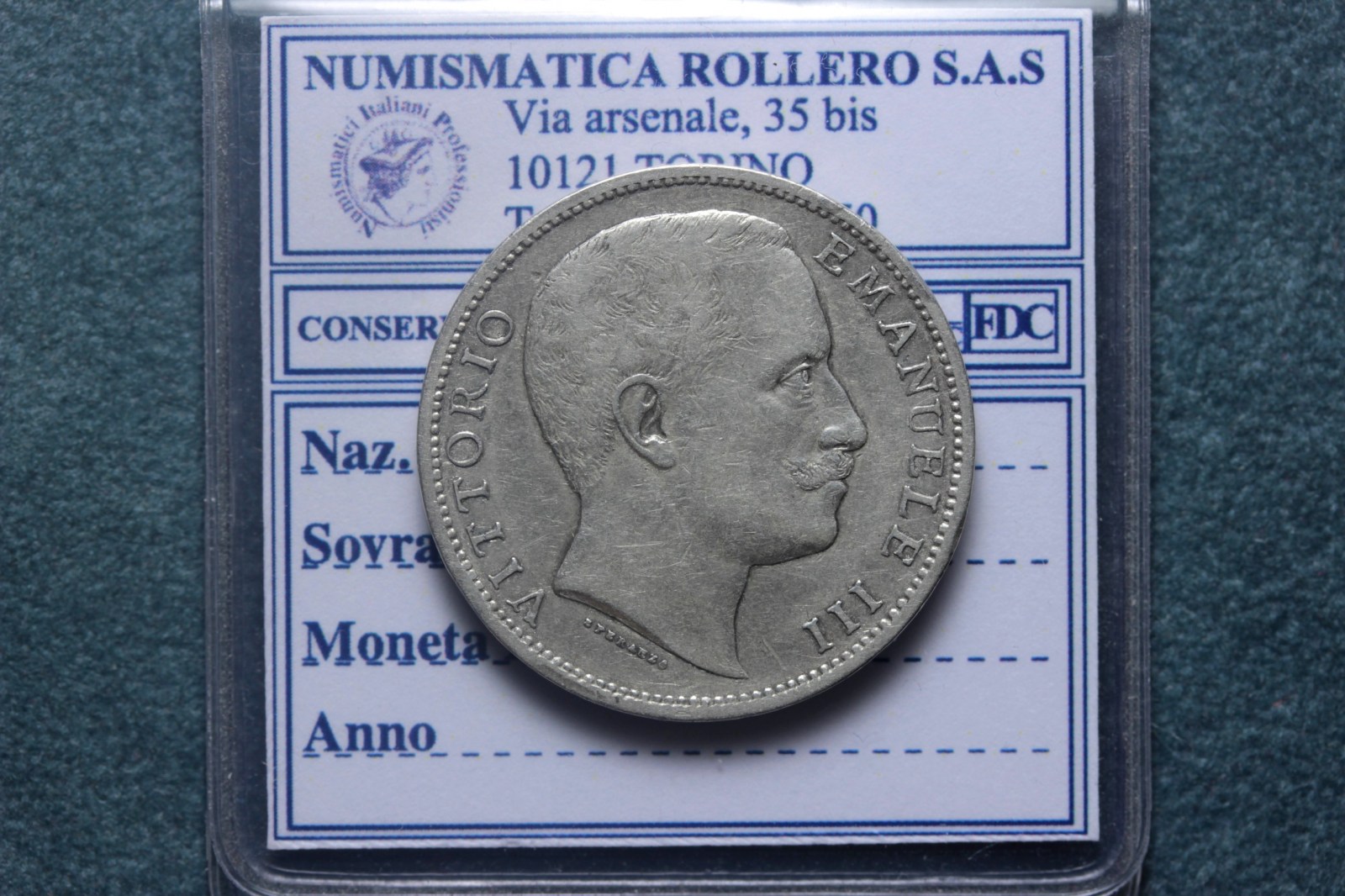 VITTORIO EMANUELE III 2 LIRE 1906 ROMA AQUILA SABAUDA BUON BB