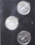 REPUBBLICA ITALIANA TRITTICO IN ARGENTO 5 EURO VESPA 2019 FDC IN ASTUCCIO