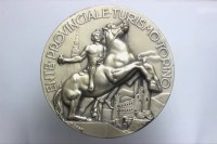 MEDAGLIA CELEBRATIVA CAMPIONATI EUROPEI NUOTO TORINO 1954 SPL/FDC