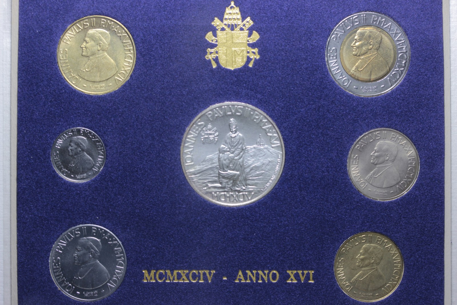 VATICANO GIOVANNI PAOLO II DIVISIONALE ANNO XVI 1994 FDC